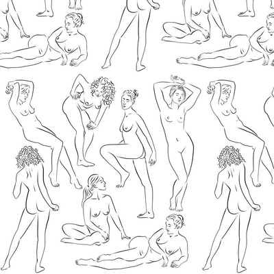 Nude woman wallpaper